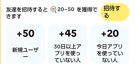 ポイ獲得表